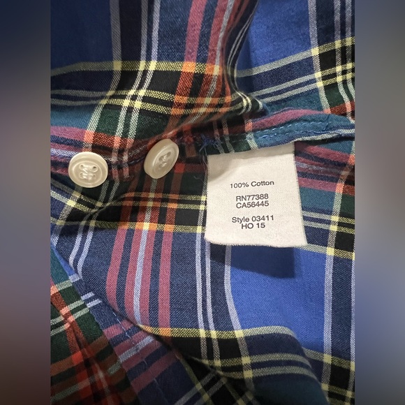 J.Crew Plaid Button Down Shirt Size XS - Picture 8 of 8